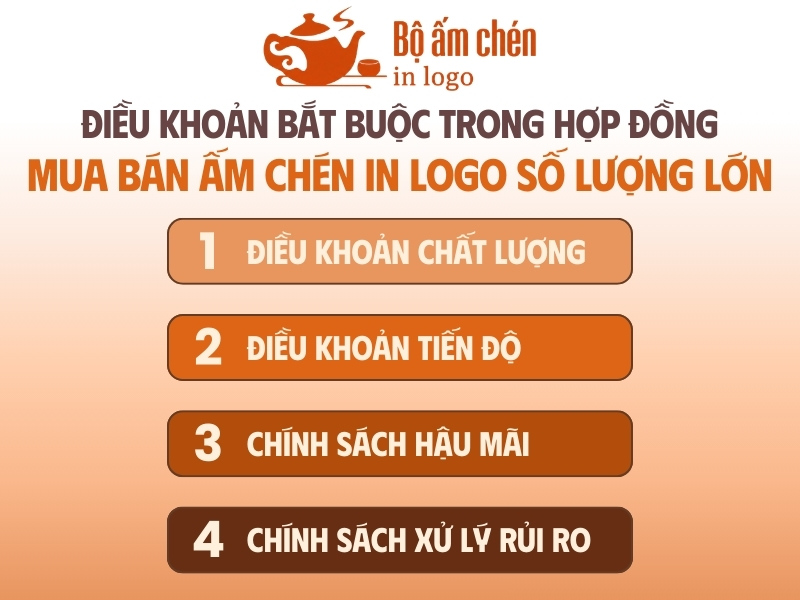 điều khoản hợp đồng mua bán ấm chén in logo số lượng lớn