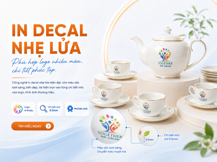 In decal nhẹ lửa